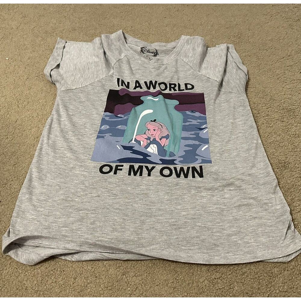 Disney’s “In a World of My Own” / Alice in Wonderland Graphic Tee - SZ L